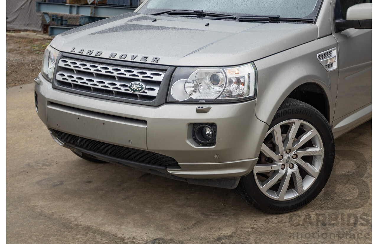 09/2012 Land Rover Freelander 2 HSE (4x4) LF MY11 4D Wagon Silver Turbo Diesel 2.2L