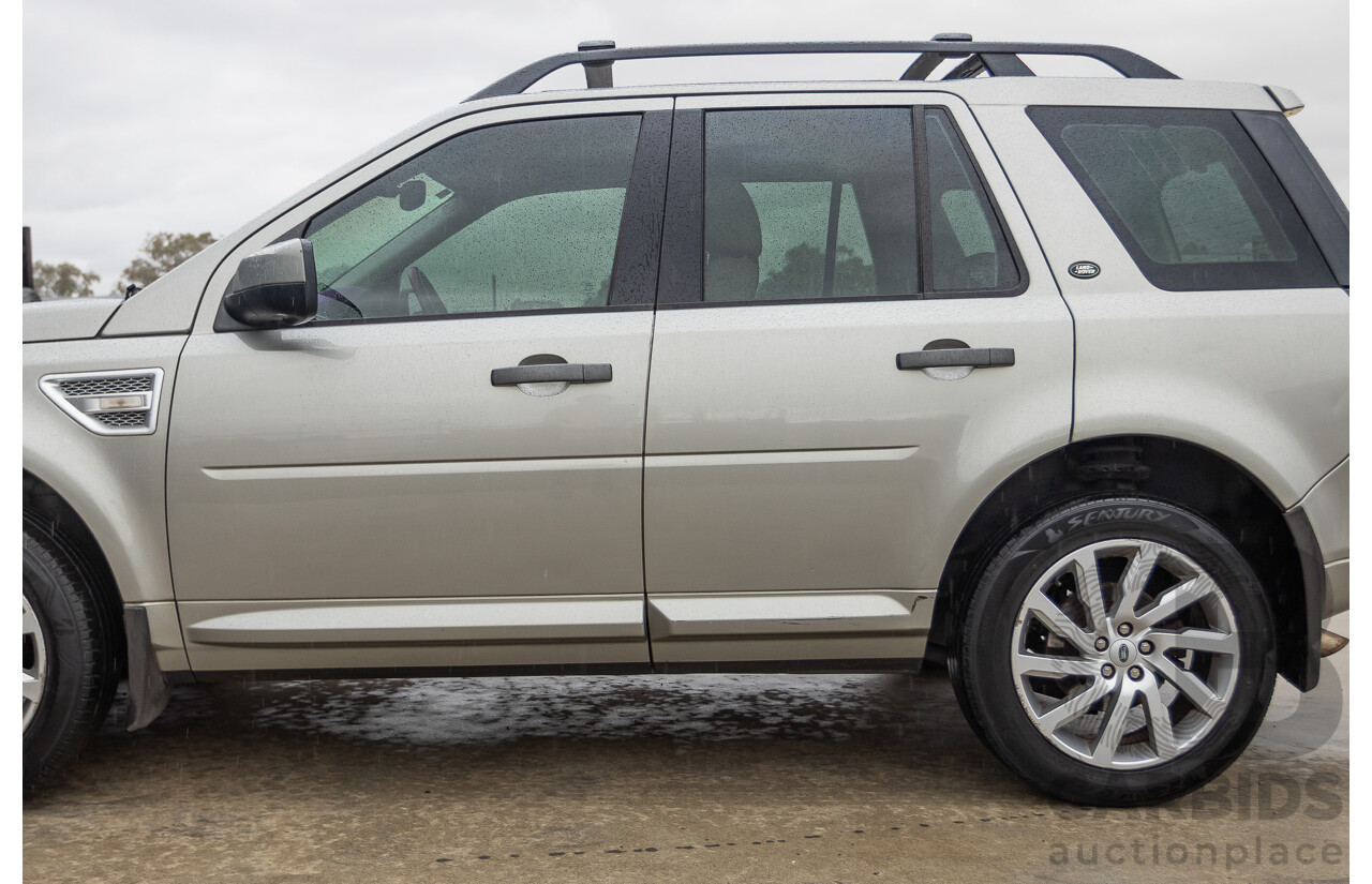 09/2012 Land Rover Freelander 2 HSE (4x4) LF MY11 4D Wagon Silver Turbo Diesel 2.2L