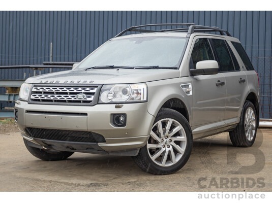 09/2012 Land Rover Freelander 2 HSE (4x4) LF MY11 4D Wagon Silver Turbo Diesel 2.2L