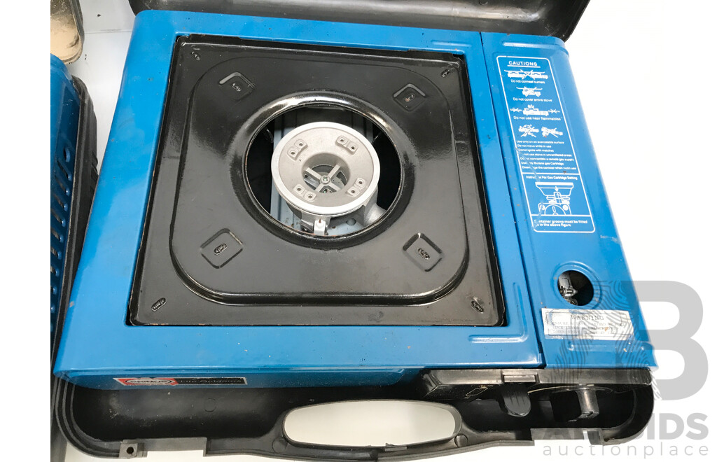 Primus Portable Butane Gas Cookers with Companion LPG Cylinder