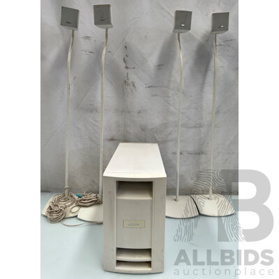 Bose (PS18 III) Powered Speaker System with Sub Woofer Amp and 4 Speakers