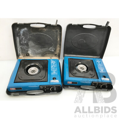 Primus Portable Butane Gas Cookers with Companion LPG Cylinder