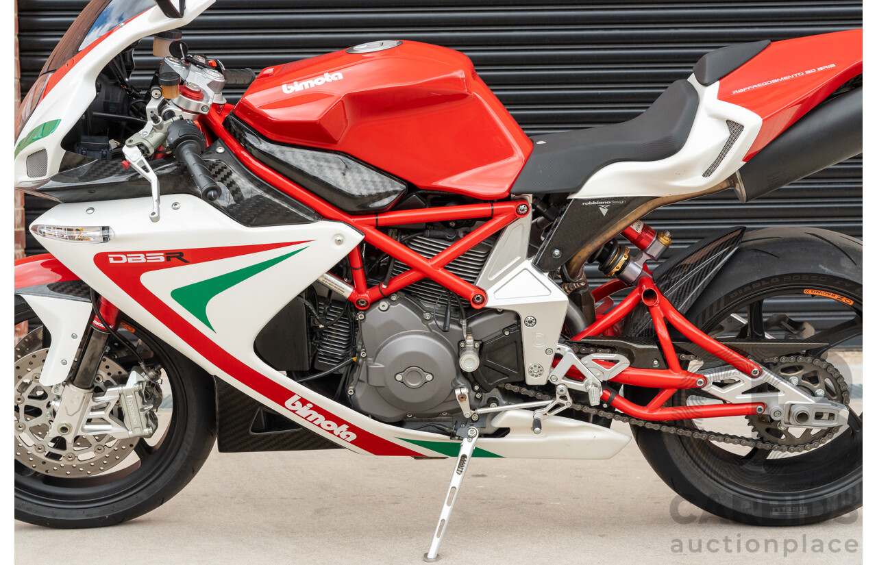 02/2013 Bimota DB5R EVO Super Sport Motocycle 1078cc Red