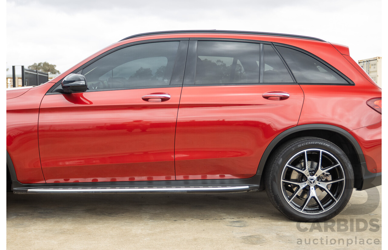 2/2020 Mercedes-Benz GLC300 4MATIC (AWD) X253 MY20 4D Wagon Designo Hyacinth Red Turbo 2.0L
