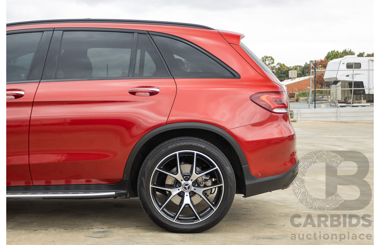 2/2020 Mercedes-Benz GLC300 4MATIC (AWD) X253 MY20 4D Wagon Designo Hyacinth Red Turbo 2.0L