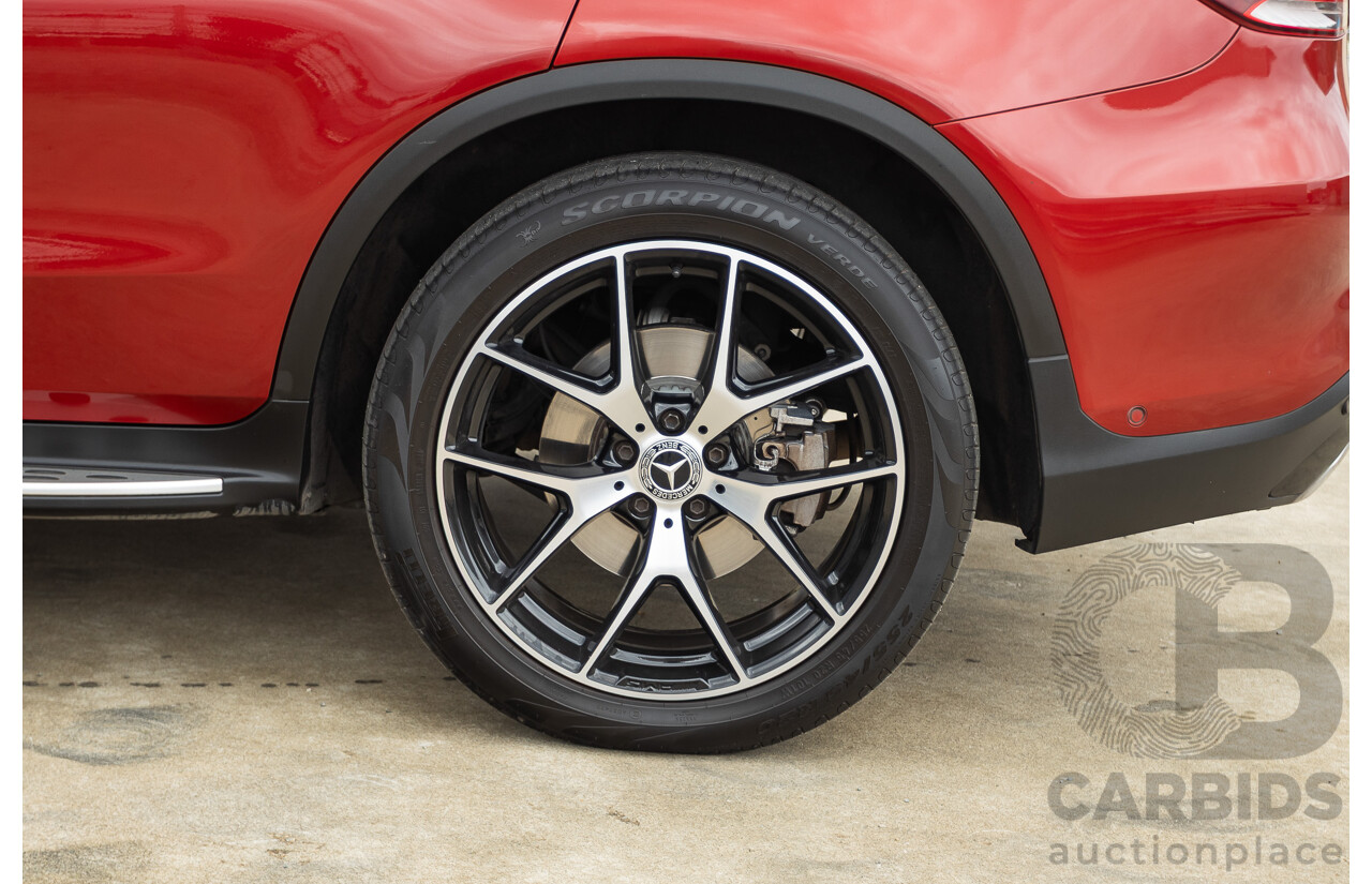 2/2020 Mercedes-Benz GLC300 4MATIC (AWD) X253 MY20 4D Wagon Designo Hyacinth Red Turbo 2.0L