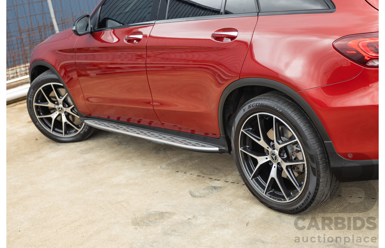 2/2020 Mercedes-Benz GLC300 4MATIC (AWD) X253 MY20 4D Wagon Designo Hyacinth Red Turbo 2.0L