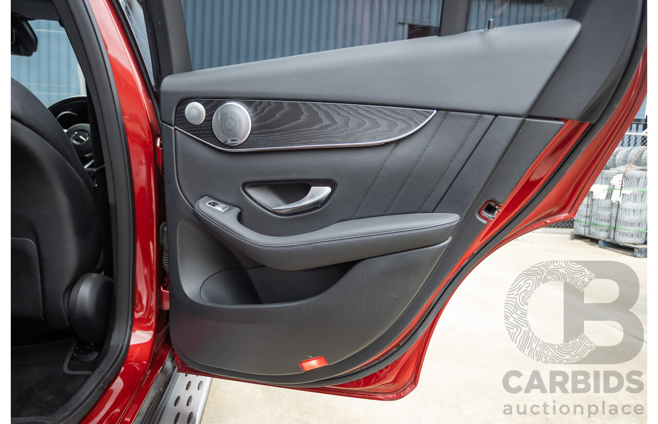 2/2020 Mercedes-Benz GLC300 4MATIC (AWD) X253 MY20 4D Wagon Designo Hyacinth Red Turbo 2.0L