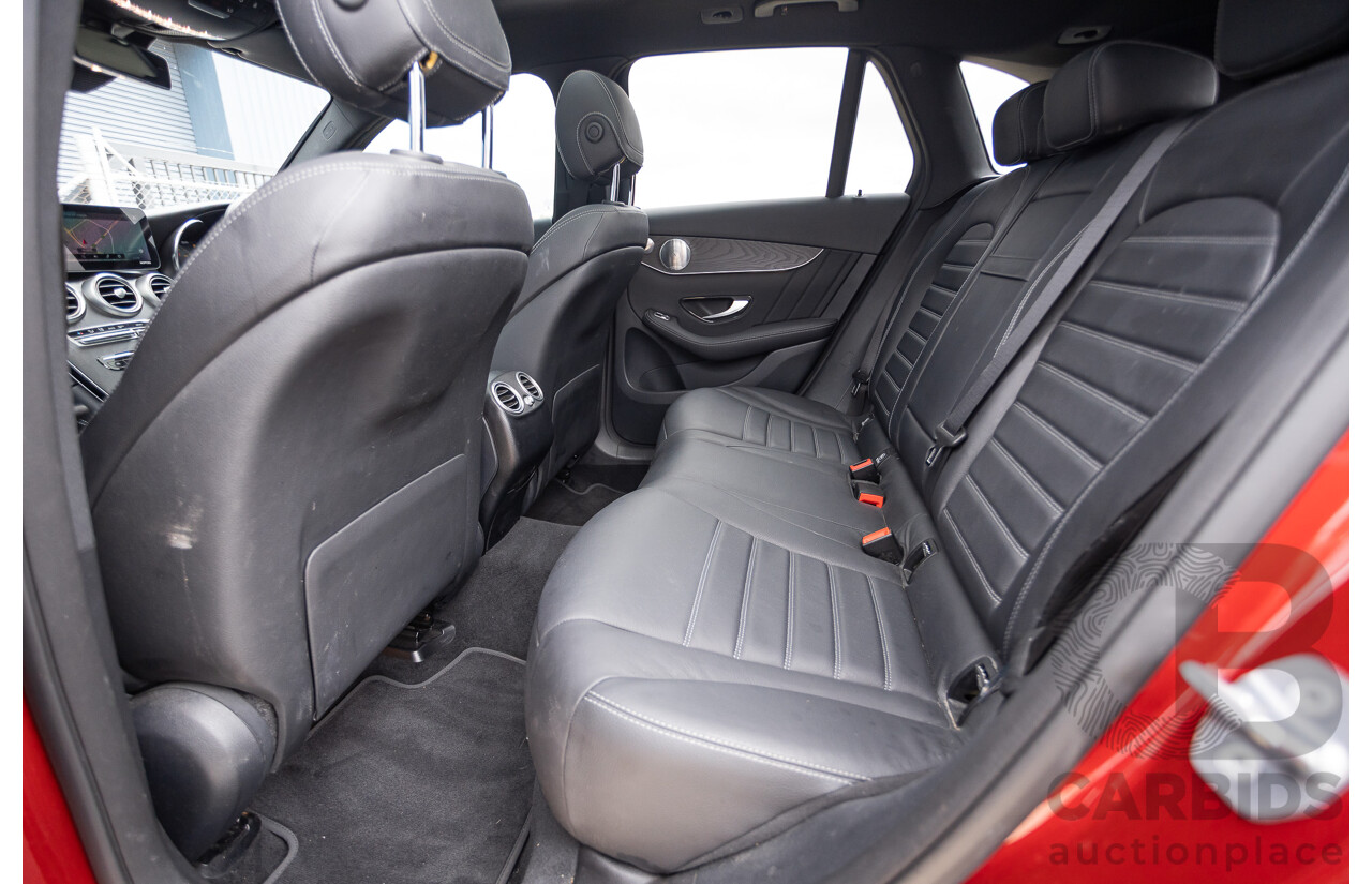 2/2020 Mercedes-Benz GLC300 4MATIC (AWD) X253 MY20 4D Wagon Designo Hyacinth Red Turbo 2.0L