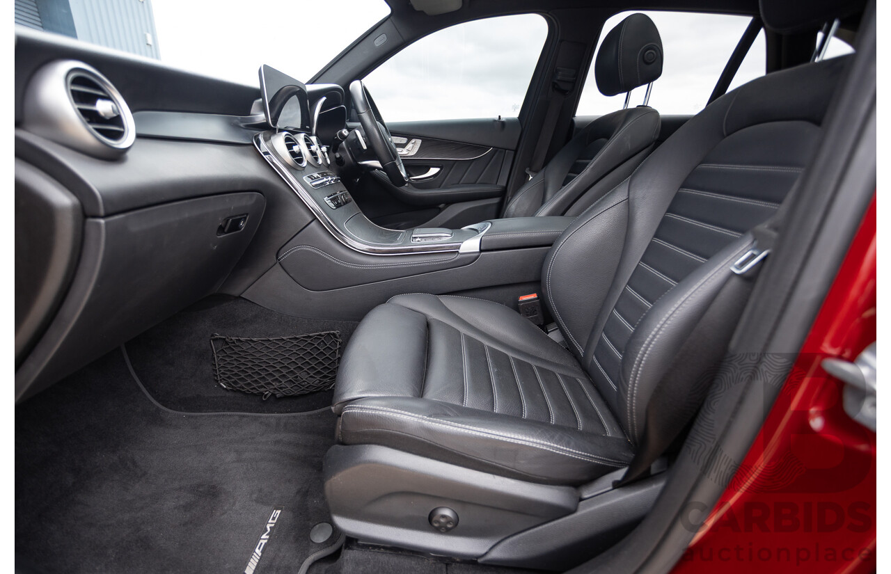 2/2020 Mercedes-Benz GLC300 4MATIC (AWD) X253 MY20 4D Wagon Designo Hyacinth Red Turbo 2.0L