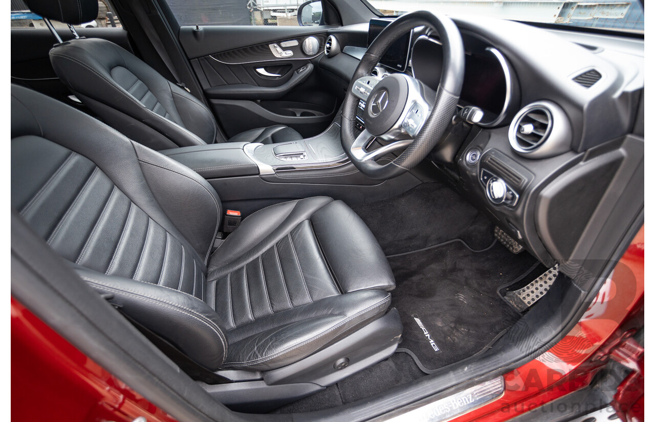 2/2020 Mercedes-Benz GLC300 4MATIC (AWD) X253 MY20 4D Wagon Designo Hyacinth Red Turbo 2.0L
