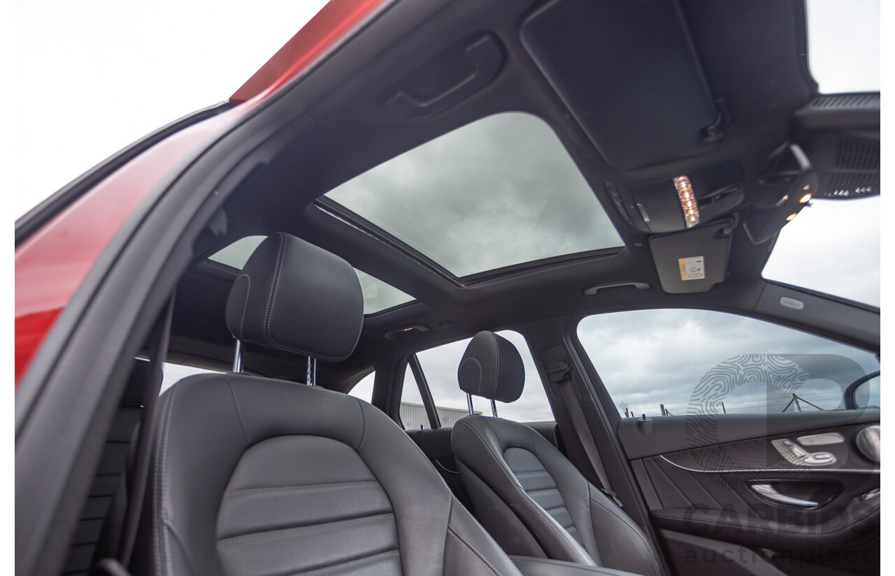 2/2020 Mercedes-Benz GLC300 4MATIC (AWD) X253 MY20 4D Wagon Designo Hyacinth Red Turbo 2.0L