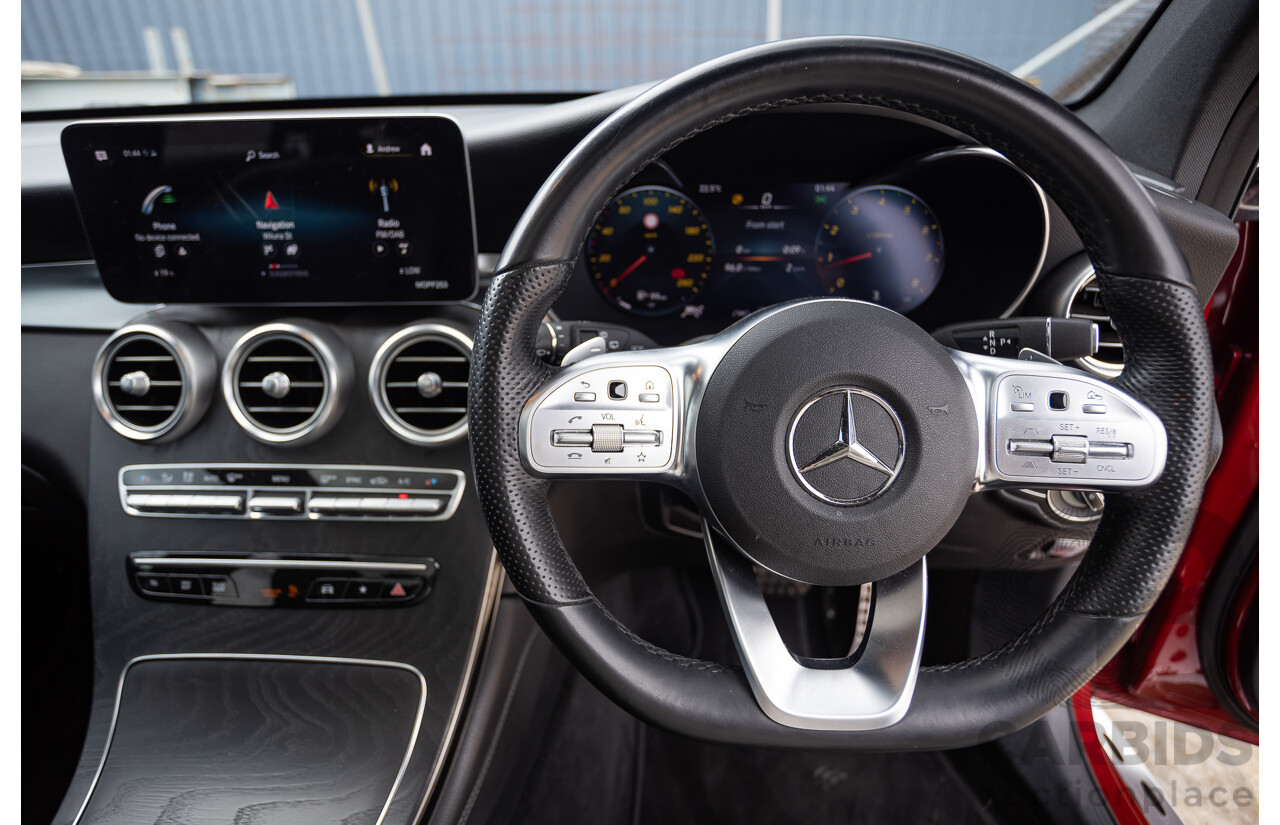 2/2020 Mercedes-Benz GLC300 4MATIC (AWD) X253 MY20 4D Wagon Designo Hyacinth Red Turbo 2.0L