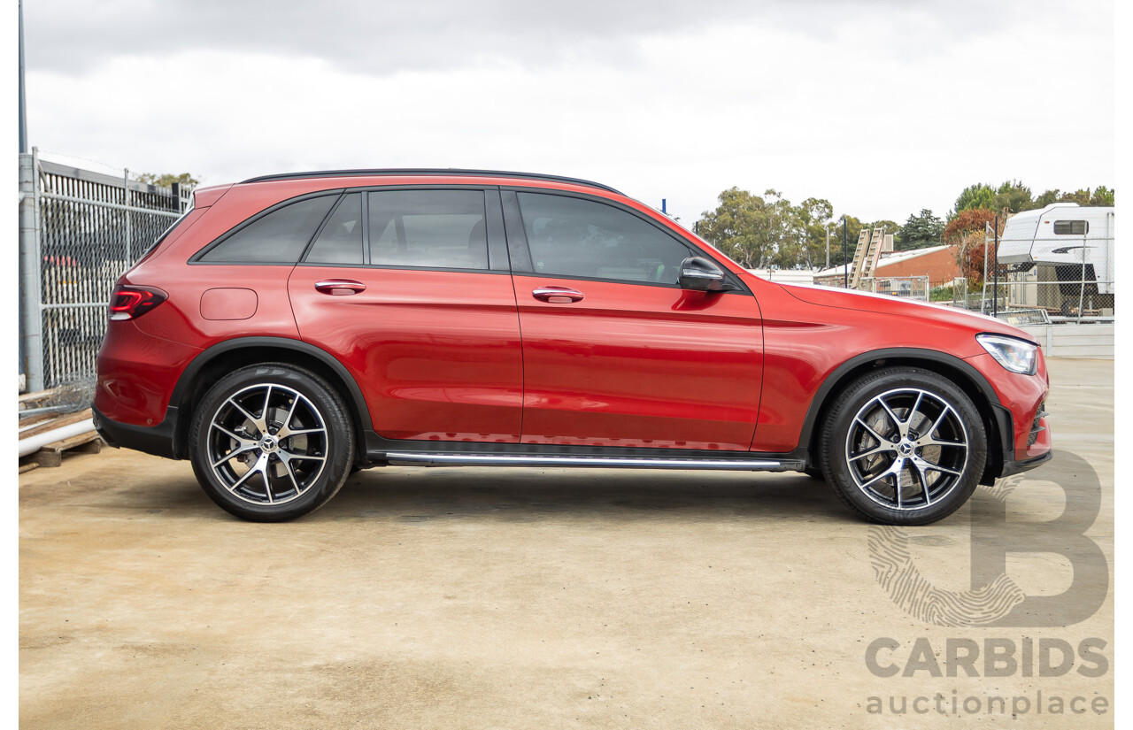 2/2020 Mercedes-Benz GLC300 4MATIC (AWD) X253 MY20 4D Wagon Designo Hyacinth Red Turbo 2.0L