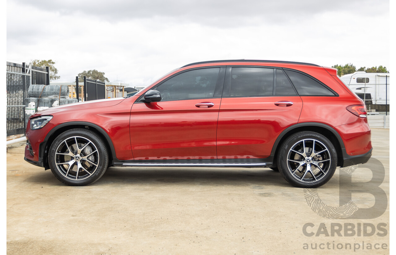 2/2020 Mercedes-Benz GLC300 4MATIC (AWD) X253 MY20 4D Wagon Designo Hyacinth Red Turbo 2.0L