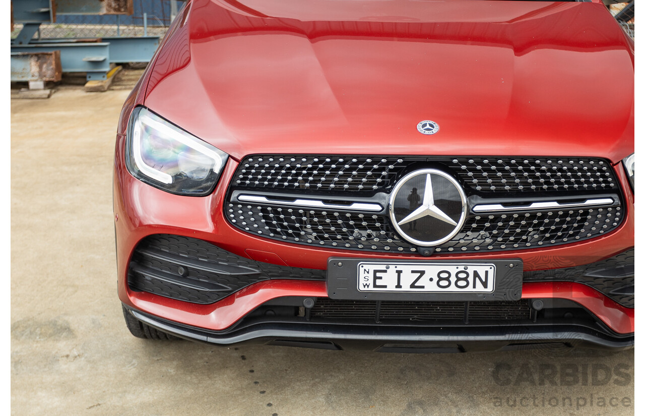 2/2020 Mercedes-Benz GLC300 4MATIC (AWD) X253 MY20 4D Wagon Designo Hyacinth Red Turbo 2.0L