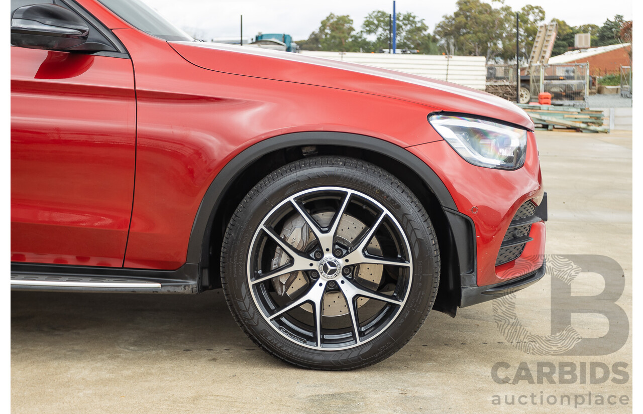 2/2020 Mercedes-Benz GLC300 4MATIC (AWD) X253 MY20 4D Wagon Designo Hyacinth Red Turbo 2.0L