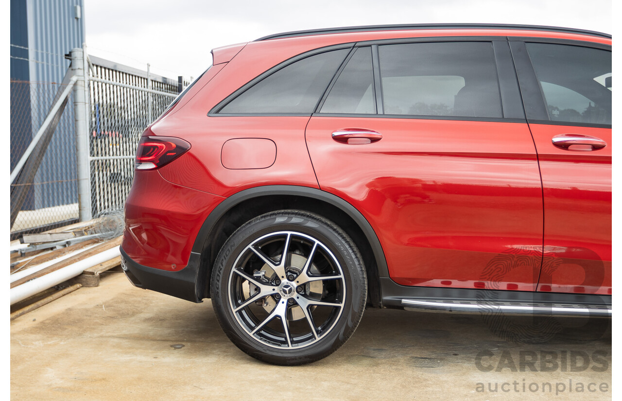 2/2020 Mercedes-Benz GLC300 4MATIC (AWD) X253 MY20 4D Wagon Designo Hyacinth Red Turbo 2.0L