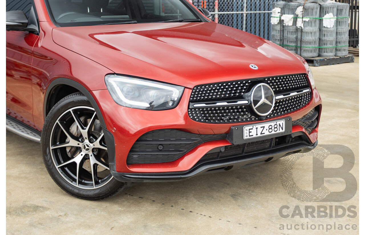 2/2020 Mercedes-Benz GLC300 4MATIC (AWD) X253 MY20 4D Wagon Designo Hyacinth Red Turbo 2.0L