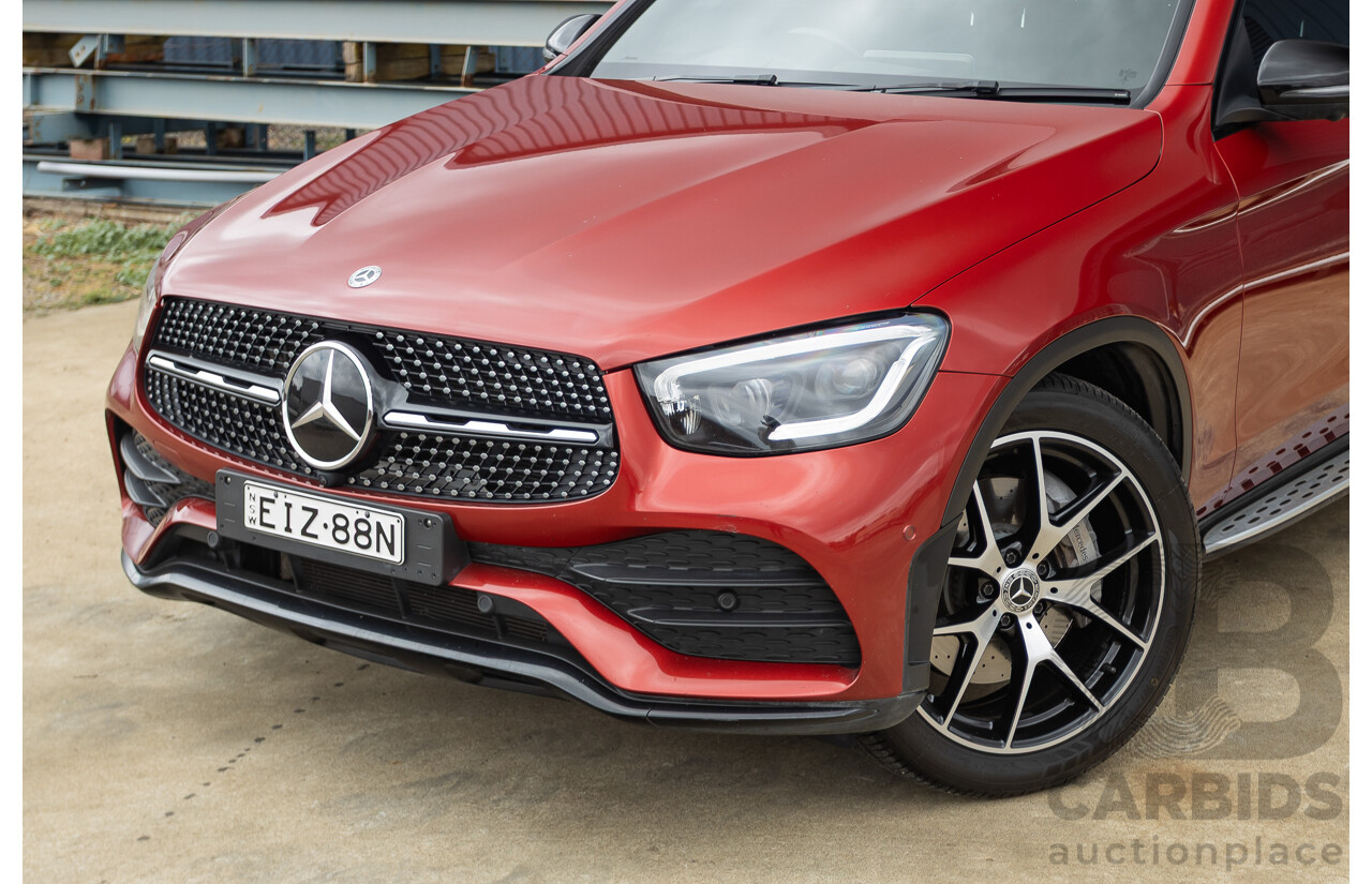 2/2020 Mercedes-Benz GLC300 4MATIC (AWD) X253 MY20 4D Wagon Designo Hyacinth Red Turbo 2.0L