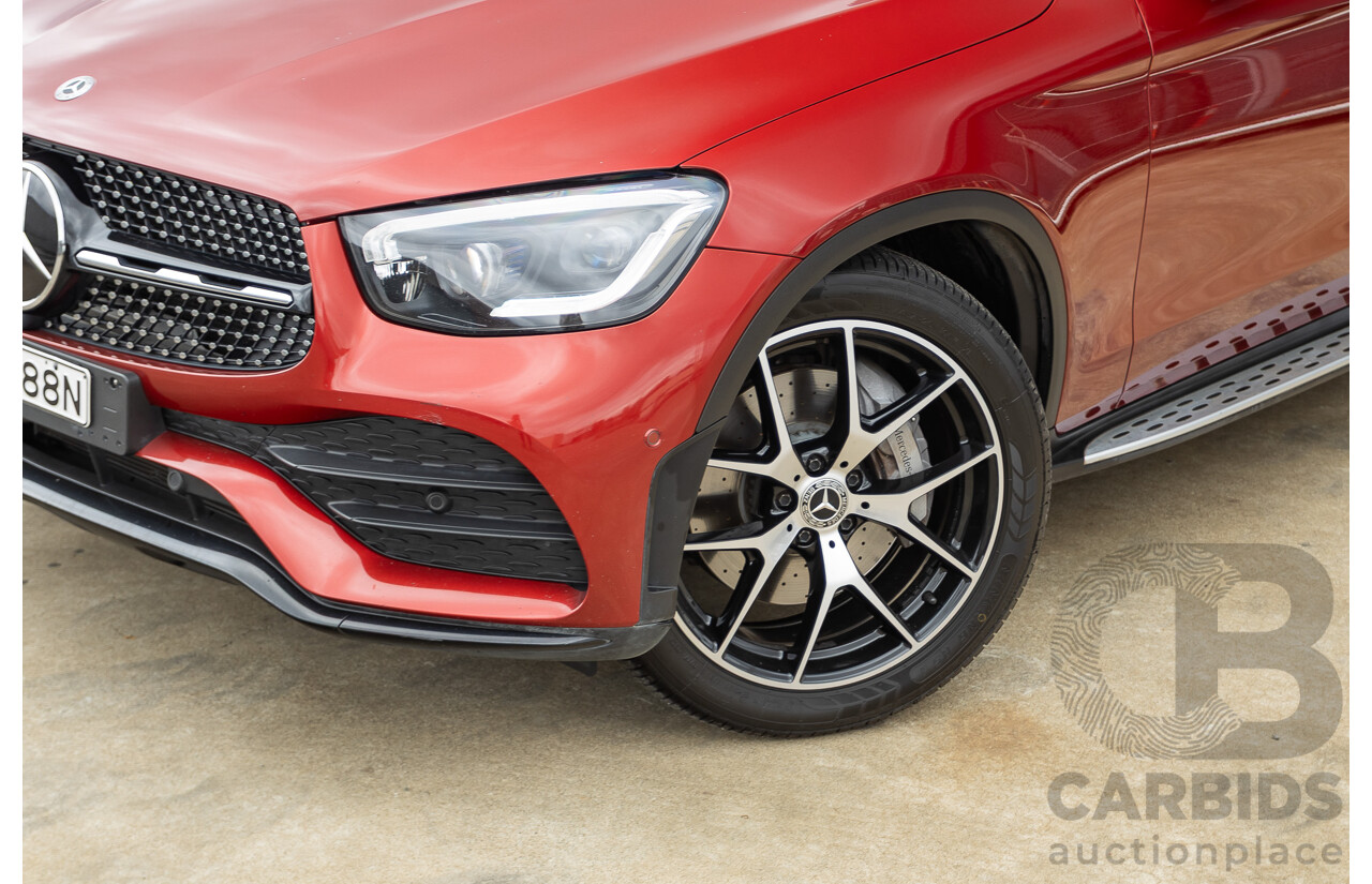 2/2020 Mercedes-Benz GLC300 4MATIC (AWD) X253 MY20 4D Wagon Designo Hyacinth Red Turbo 2.0L
