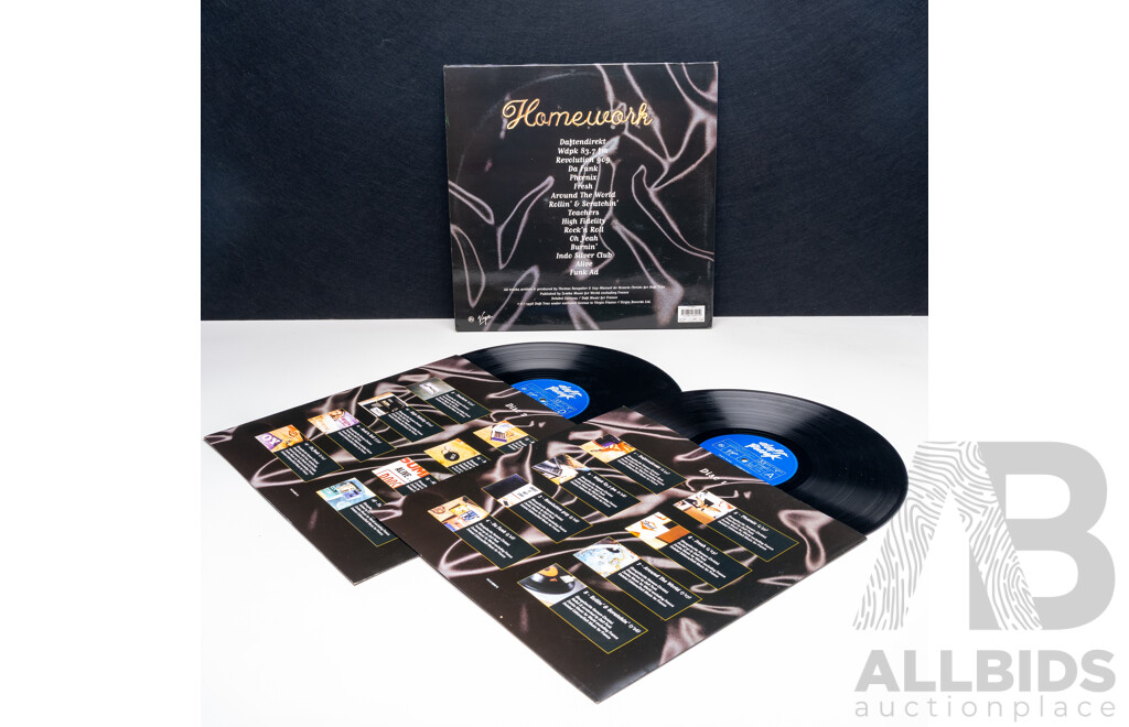 Three Early Electronic Dance Music Double LPs: Daft Punk, Groove Armada & Basement Jaxx