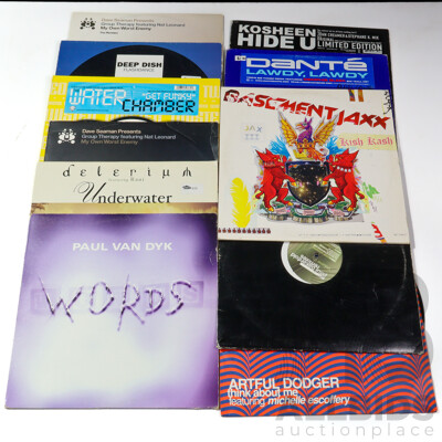 Collection of Twelve Modern Electronic Dance Music LPs Including Faithless, Artful Dodger, Paul Oakenfold, Paul van Dyk, St Germain & More