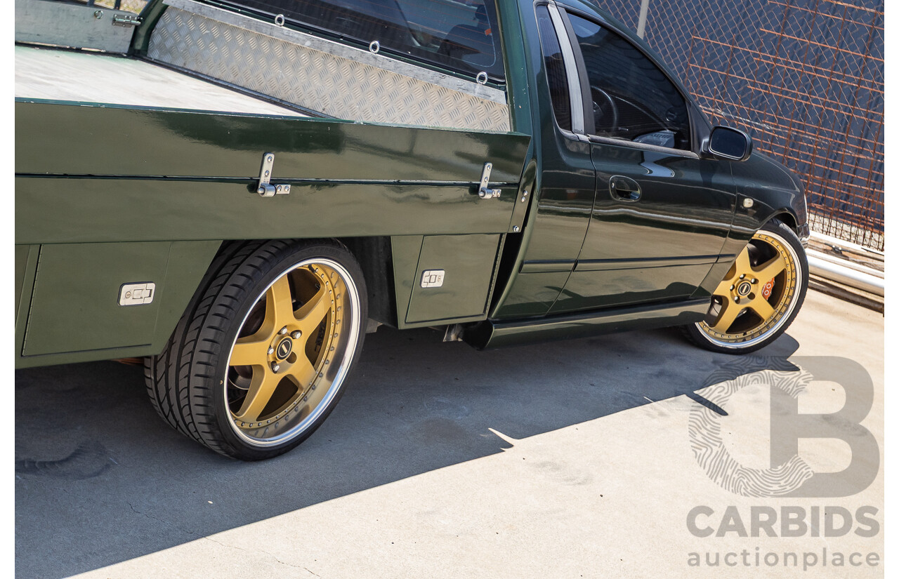 6/2003 Ford BA Falcon XR6T 2d Utility Harvest Green Metallic Turbo 4.0L - Modified