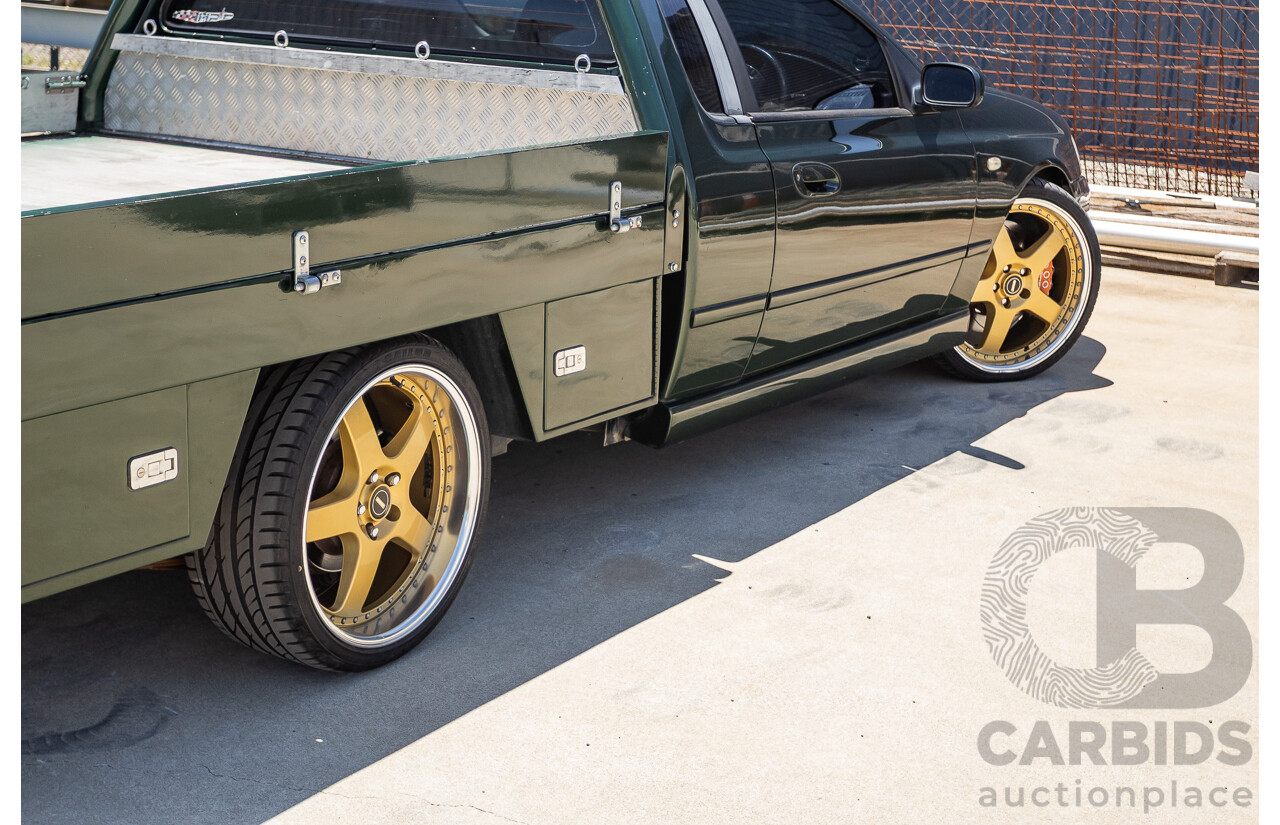 6/2003 Ford BA Falcon XR6T 2d Utility Harvest Green Metallic Turbo 4.0L - Modified