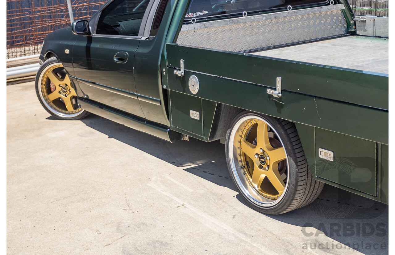 6/2003 Ford BA Falcon XR6T 2d Utility Harvest Green Metallic Turbo 4.0L - Modified