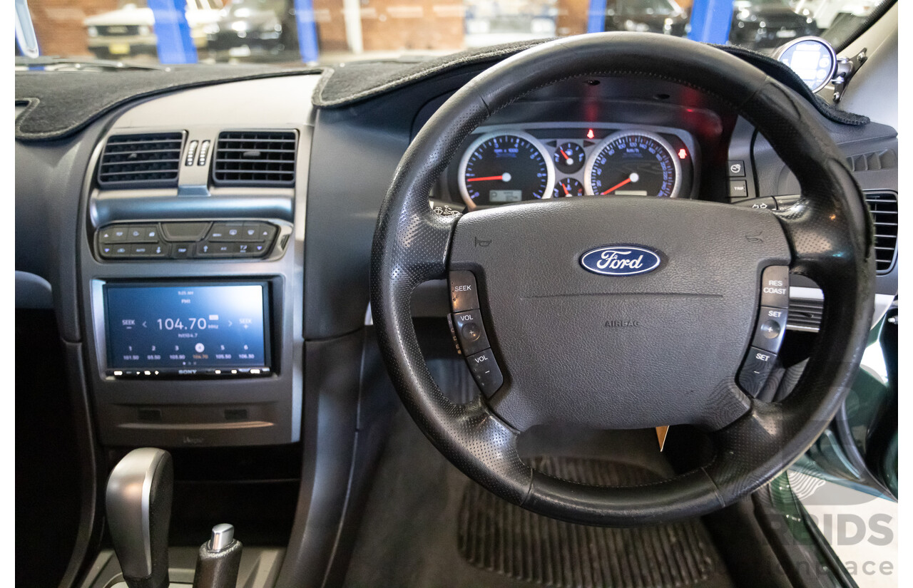 6/2003 Ford BA Falcon XR6T 2d Utility Harvest Green Metallic Turbo 4.0L - Modified