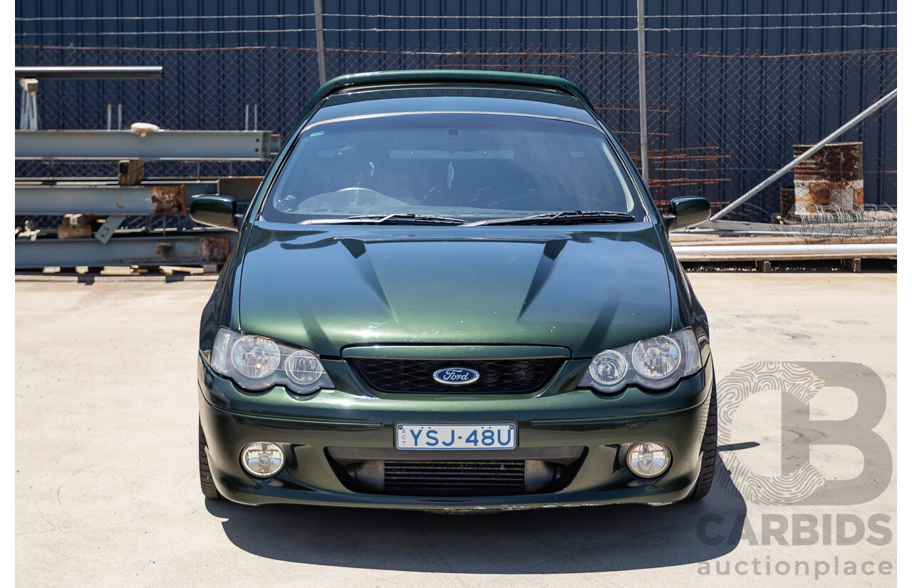 6/2003 Ford BA Falcon XR6T 2d Utility Harvest Green Metallic Turbo 4.0L - Modified