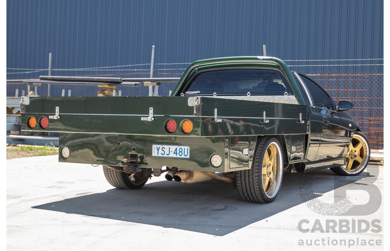 6/2003 Ford BA Falcon XR6T 2d Utility Harvest Green Metallic Turbo 4.0L - Modified