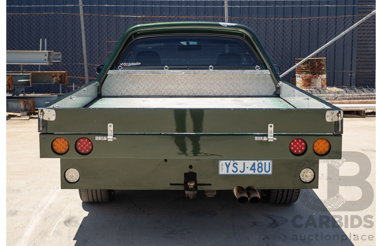 6/2003 Ford BA Falcon XR6T 2d Utility Harvest Green Metallic Turbo 4.0L - Modified