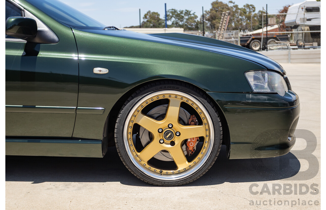 6/2003 Ford BA Falcon XR6T 2d Utility Harvest Green Metallic Turbo 4.0L - Modified