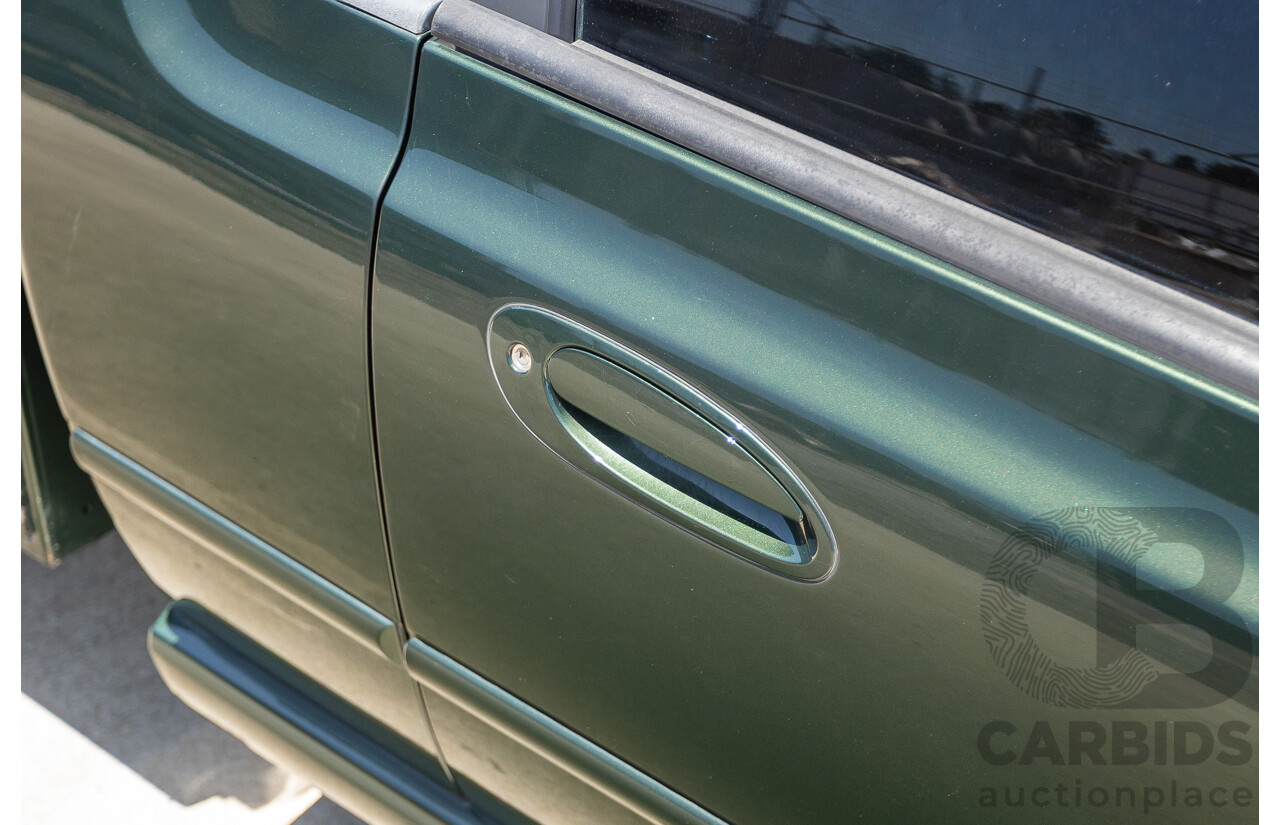 6/2003 Ford BA Falcon XR6T 2d Utility Harvest Green Metallic Turbo 4.0L - Modified