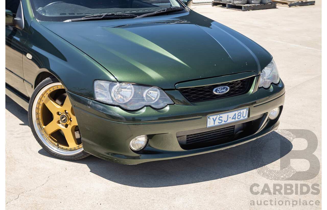 6/2003 Ford BA Falcon XR6T 2d Utility Harvest Green Metallic Turbo 4.0L - Modified
