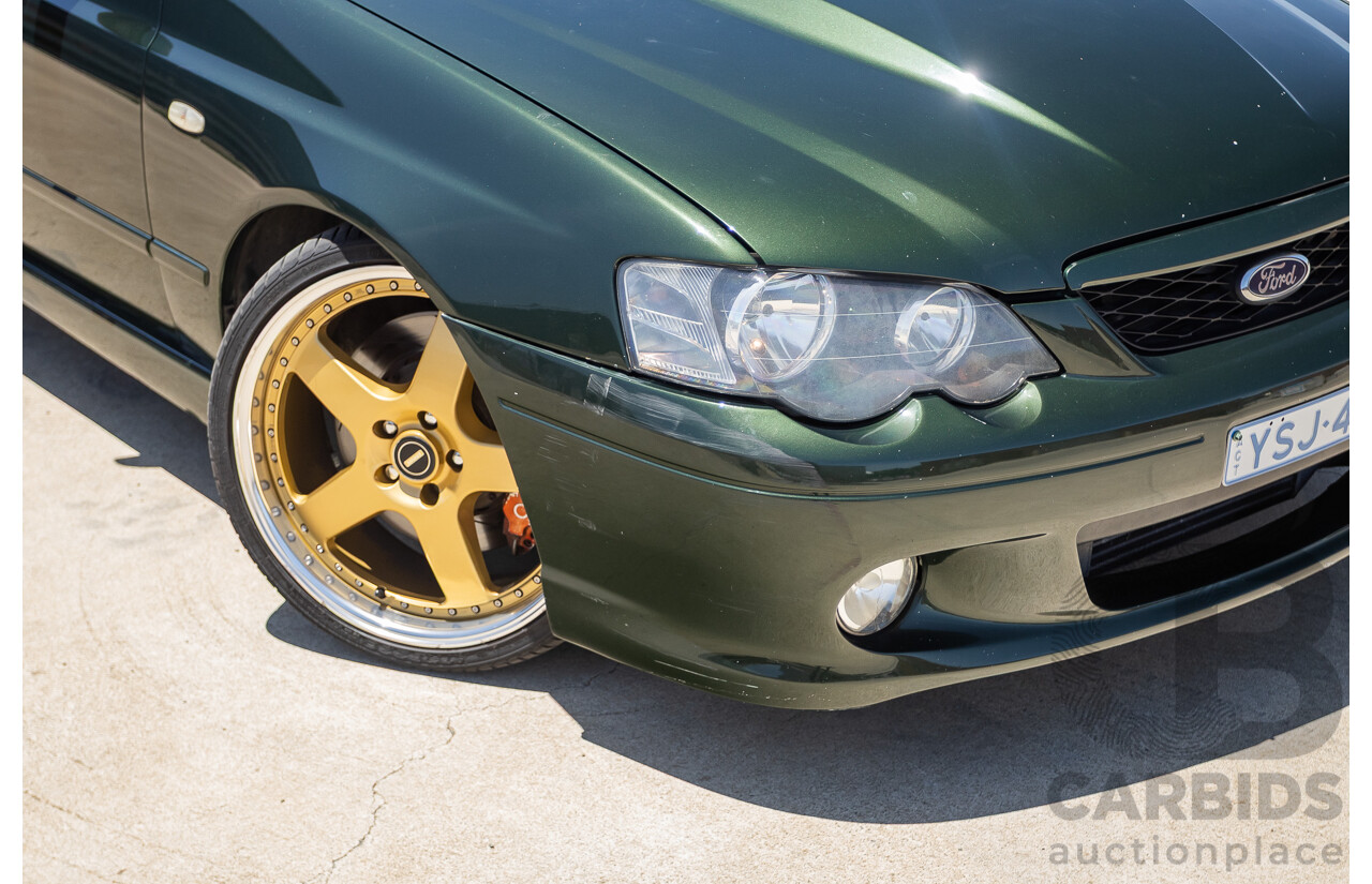 6/2003 Ford BA Falcon XR6T 2d Utility Harvest Green Metallic Turbo 4.0L - Modified