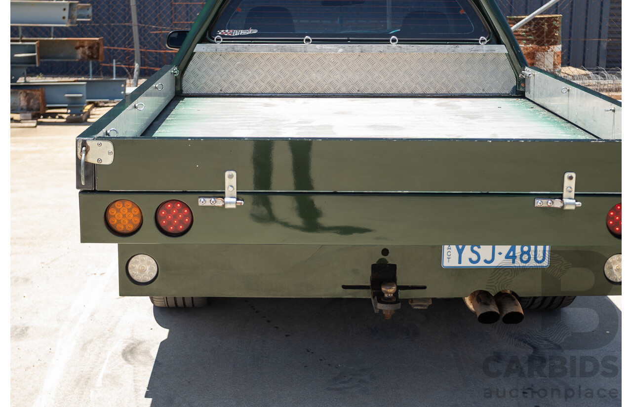 6/2003 Ford BA Falcon XR6T 2d Utility Harvest Green Metallic Turbo 4.0L - Modified