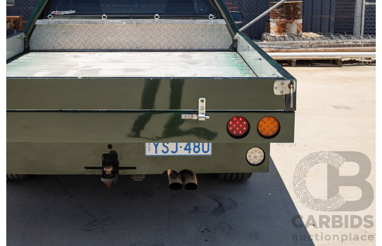 6/2003 Ford BA Falcon XR6T 2d Utility Harvest Green Metallic Turbo 4.0L - Modified