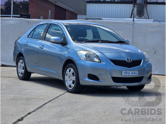 8/2010 Toyota Yaris YRS NCP93R 08 UPGRADE 4d Sedan Blue 1.5L