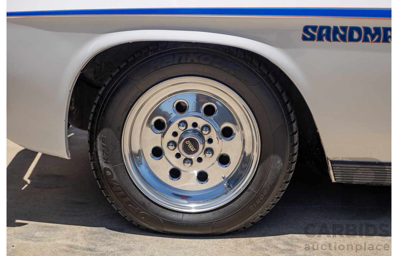 2/1972 Holden HQ Belmont 2d Utility White Sandman Tribute V8 - Modified