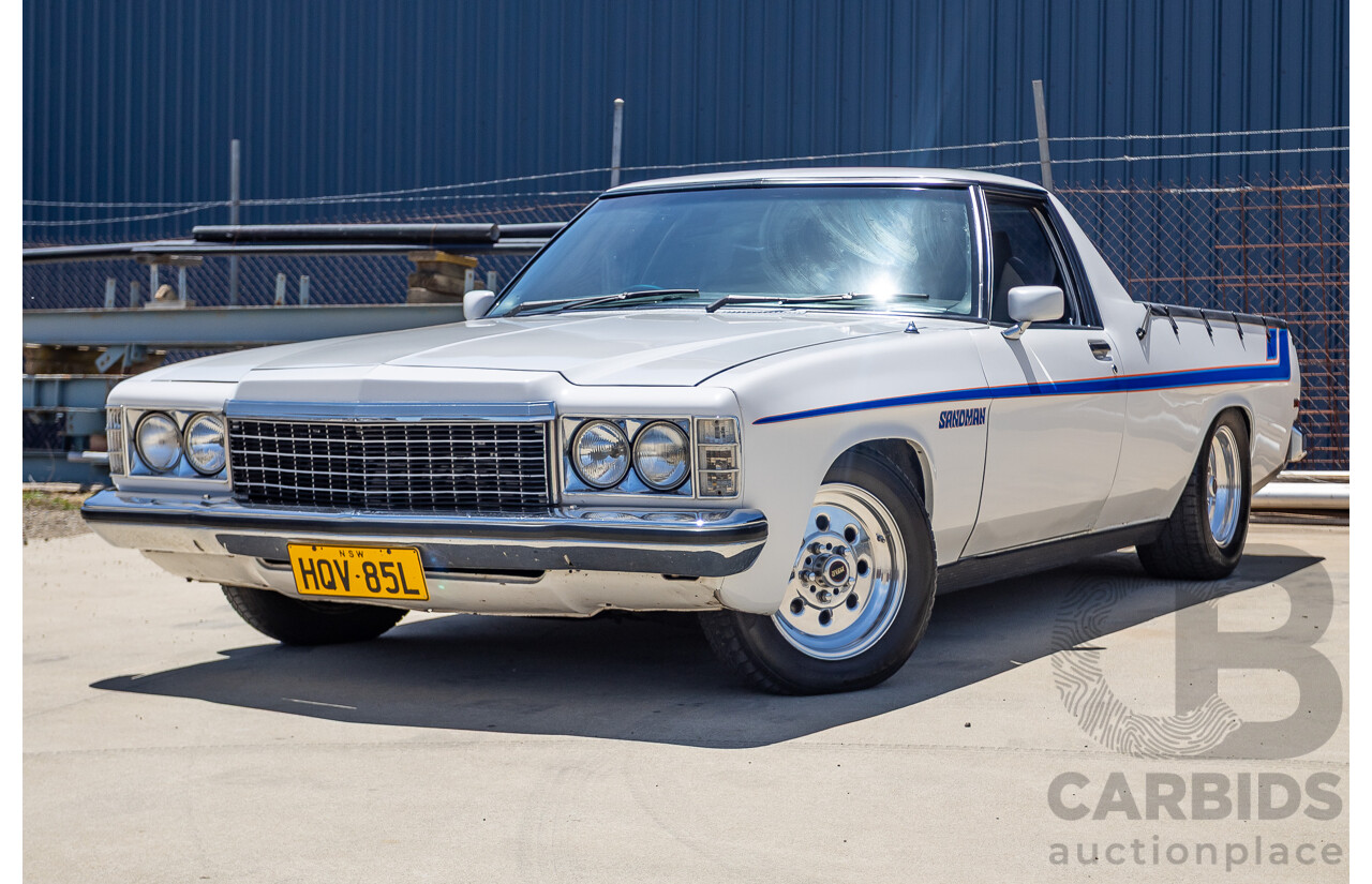 2/1972 Holden HQ Belmont 2d Utility White Sandman Tribute V8 - Modified