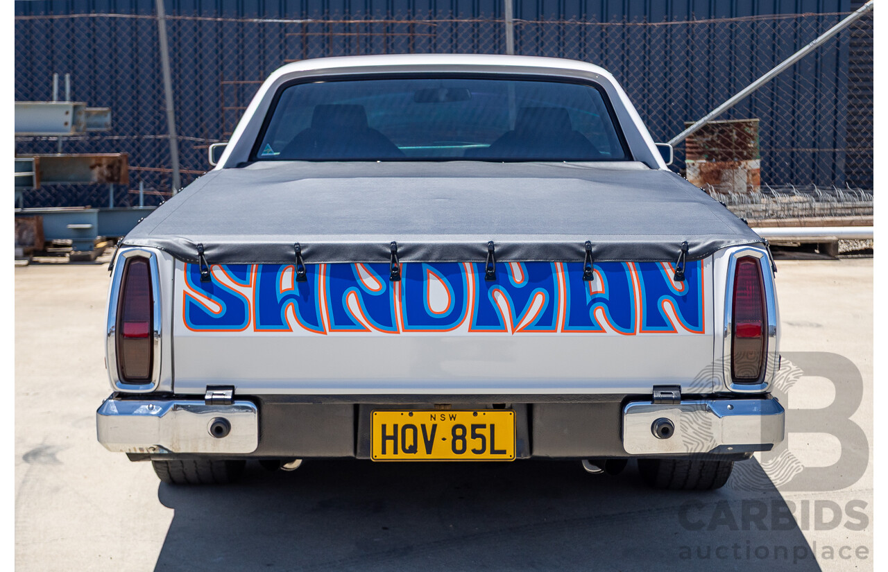 2/1972 Holden HQ Belmont 2d Utility White Sandman Tribute V8 - Modified