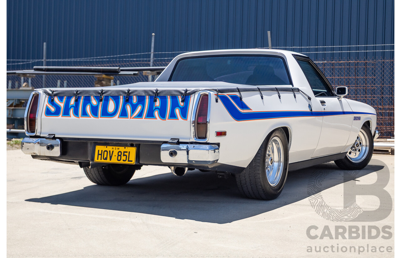 2/1972 Holden HQ Belmont 2d Utility White Sandman Tribute V8 - Modified