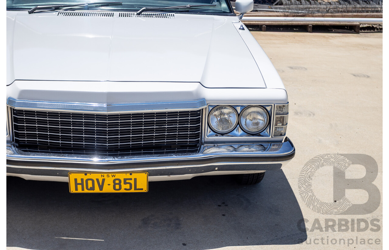 2/1972 Holden HQ Belmont 2d Utility White Sandman Tribute V8 - Modified