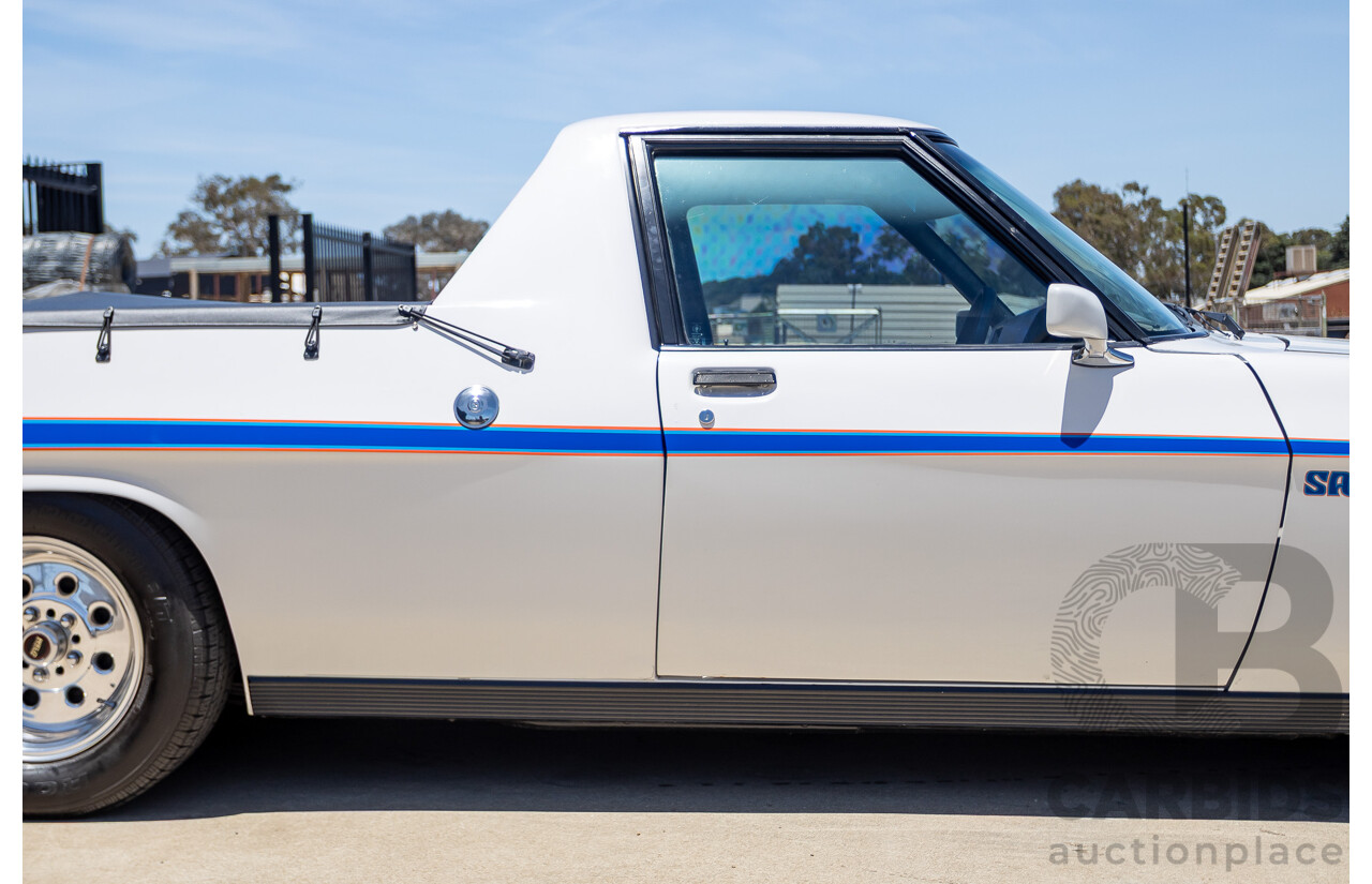 2/1972 Holden HQ Belmont 2d Utility White Sandman Tribute V8 - Modified