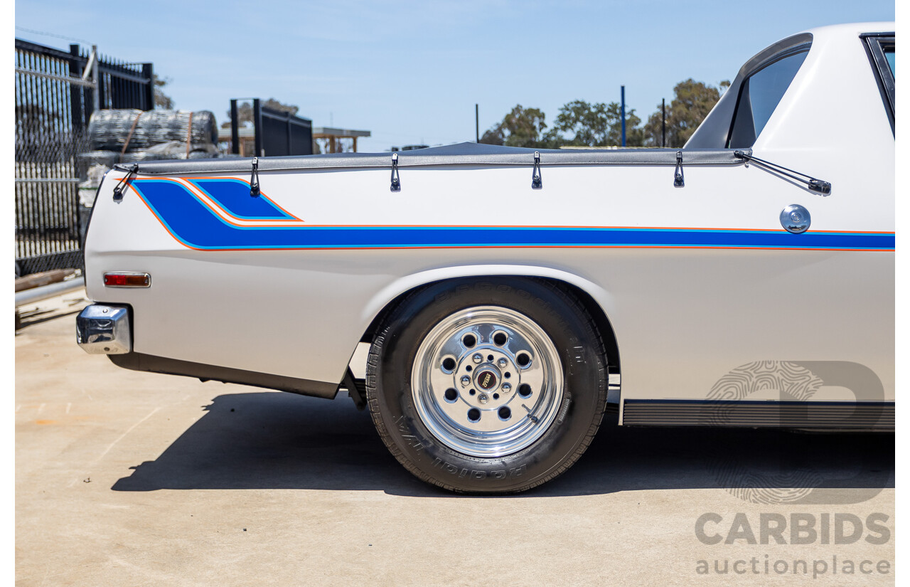 2/1972 Holden HQ Belmont 2d Utility White Sandman Tribute V8 - Modified