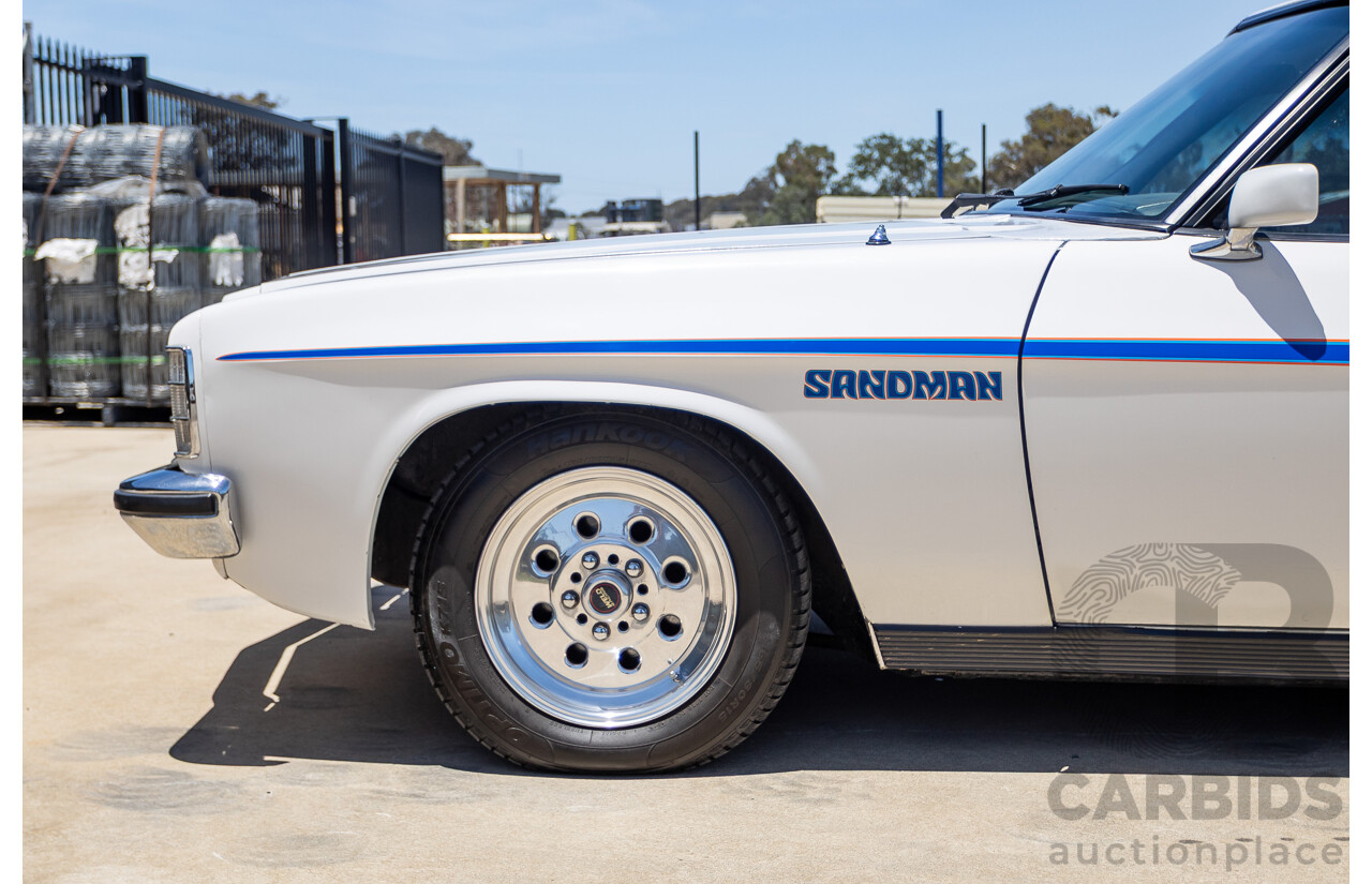 2/1972 Holden HQ Belmont 2d Utility White Sandman Tribute V8 - Modified