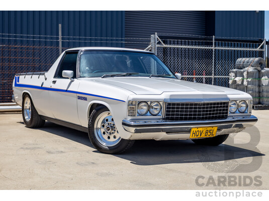 2/1972 Holden HQ Belmont 2d Utility White Sandman Tribute V8 - Modified
